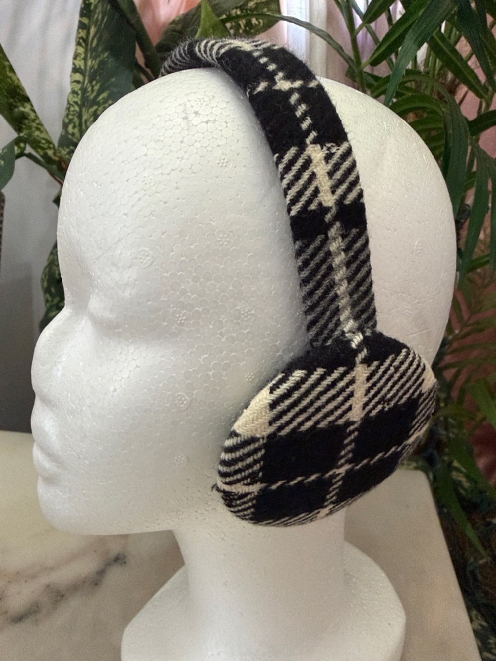J. Crew Over-Ear Headphones in Black and Cream